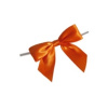 Large ORANGE Bow on Twistie (Qty 25)